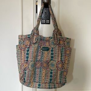 LN Marc Jacobs fabric quilted tote handbag purse